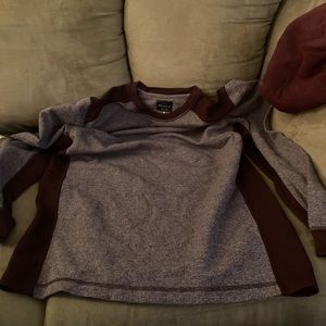 Maroon long sleeve shirt Greg Norman Medium